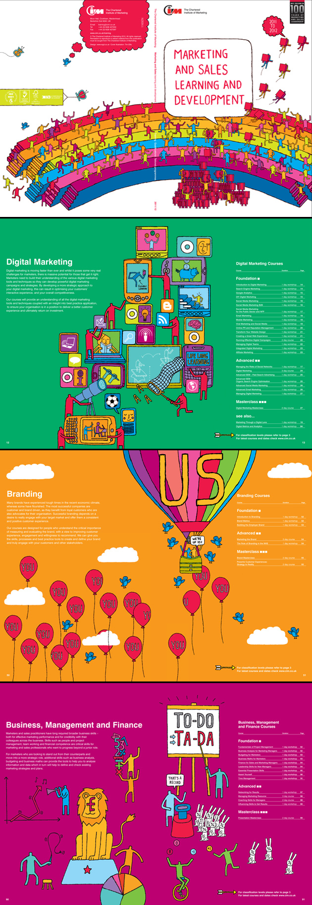 Tim Ellis / The Chartered Institute of Marketing Brochure 2011/12