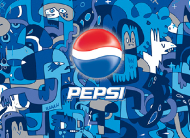 Jon Burgerman / Pepsi Can Artwork