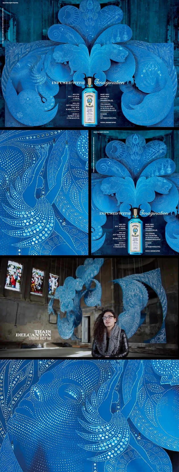 Yehrin Tong / Bombay Sapphire "Infused With Imagination" Set Build
