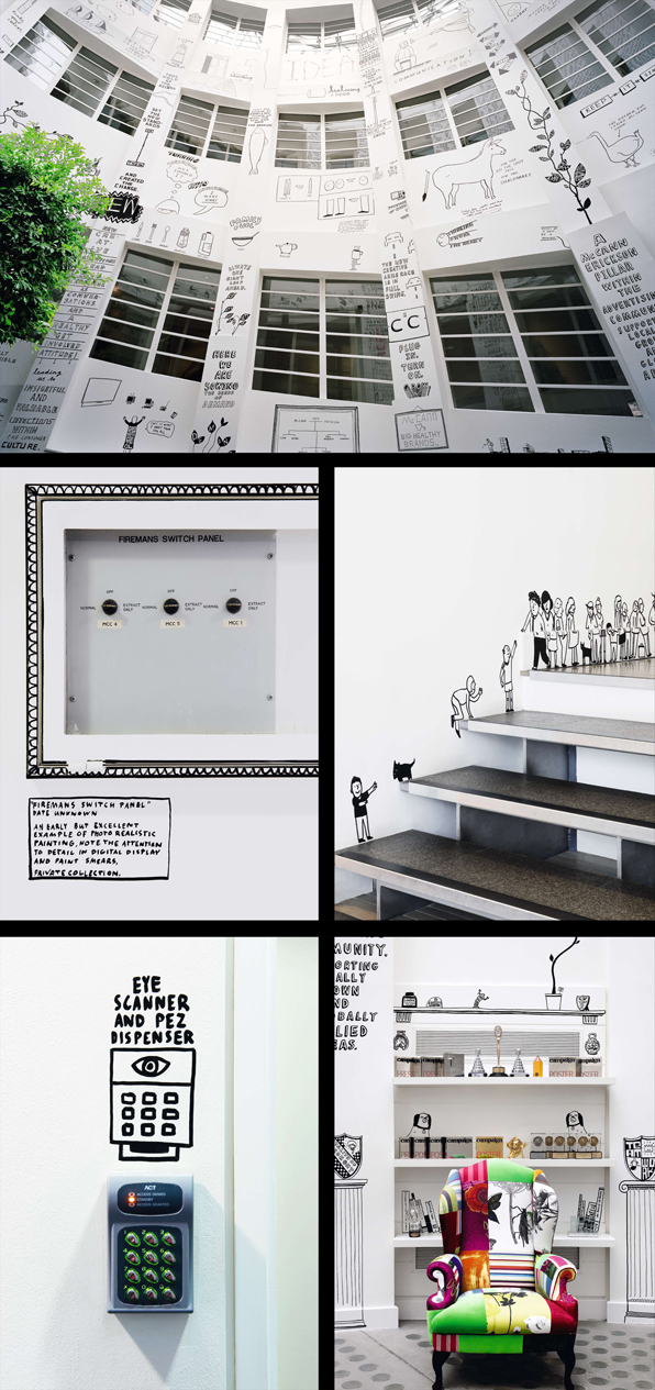 Harry Malt / McCann Erickson Herbrand Street Drawings