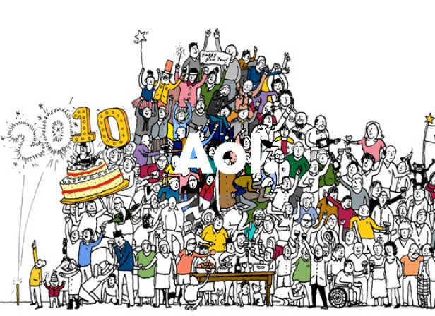 Happy New Year From Début Art & Aol.