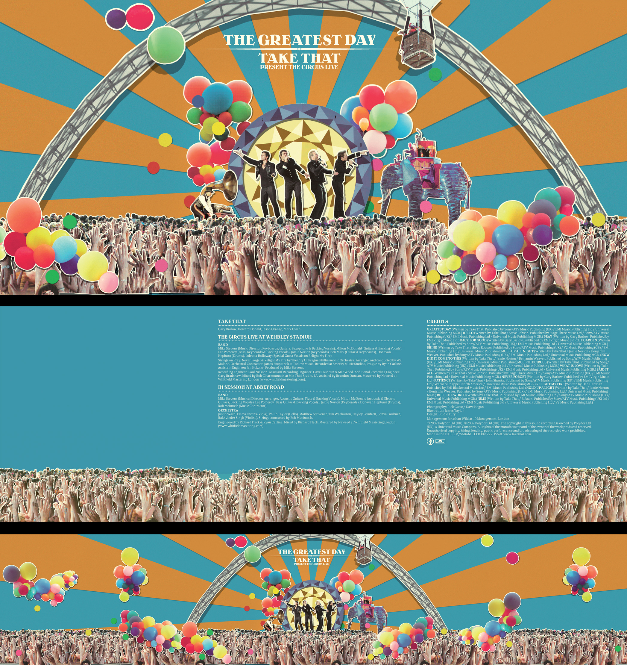 James Taylor / Take That's 'The Greatest Day' Album