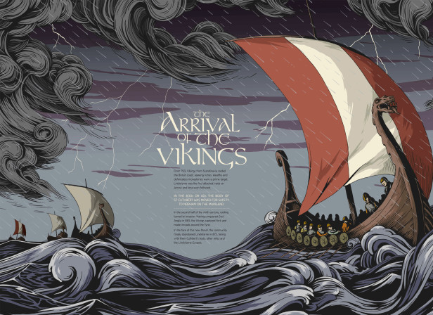 Lindesfarne Gospels Exhibition Vikings