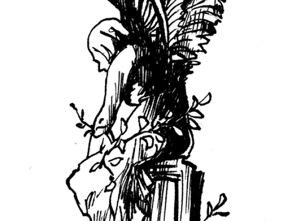 Penguin Curiocity Cemetery Stone Angel