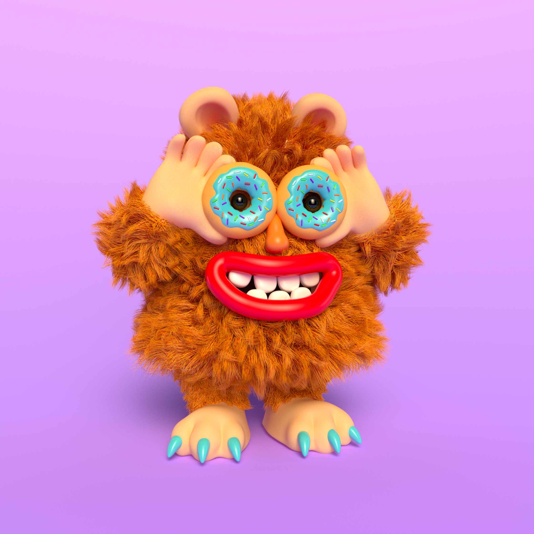 13.Doughnut monster character.jpg