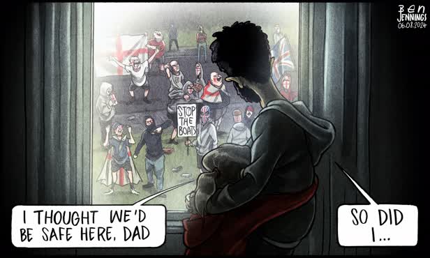 2024 Summer riots / The Guardian