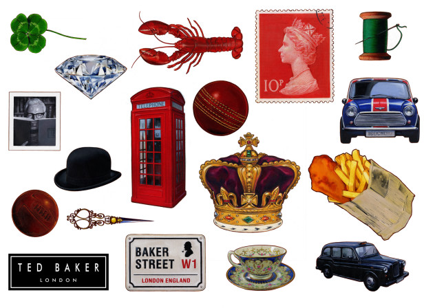 Ted Baker Jubilee Window Elements