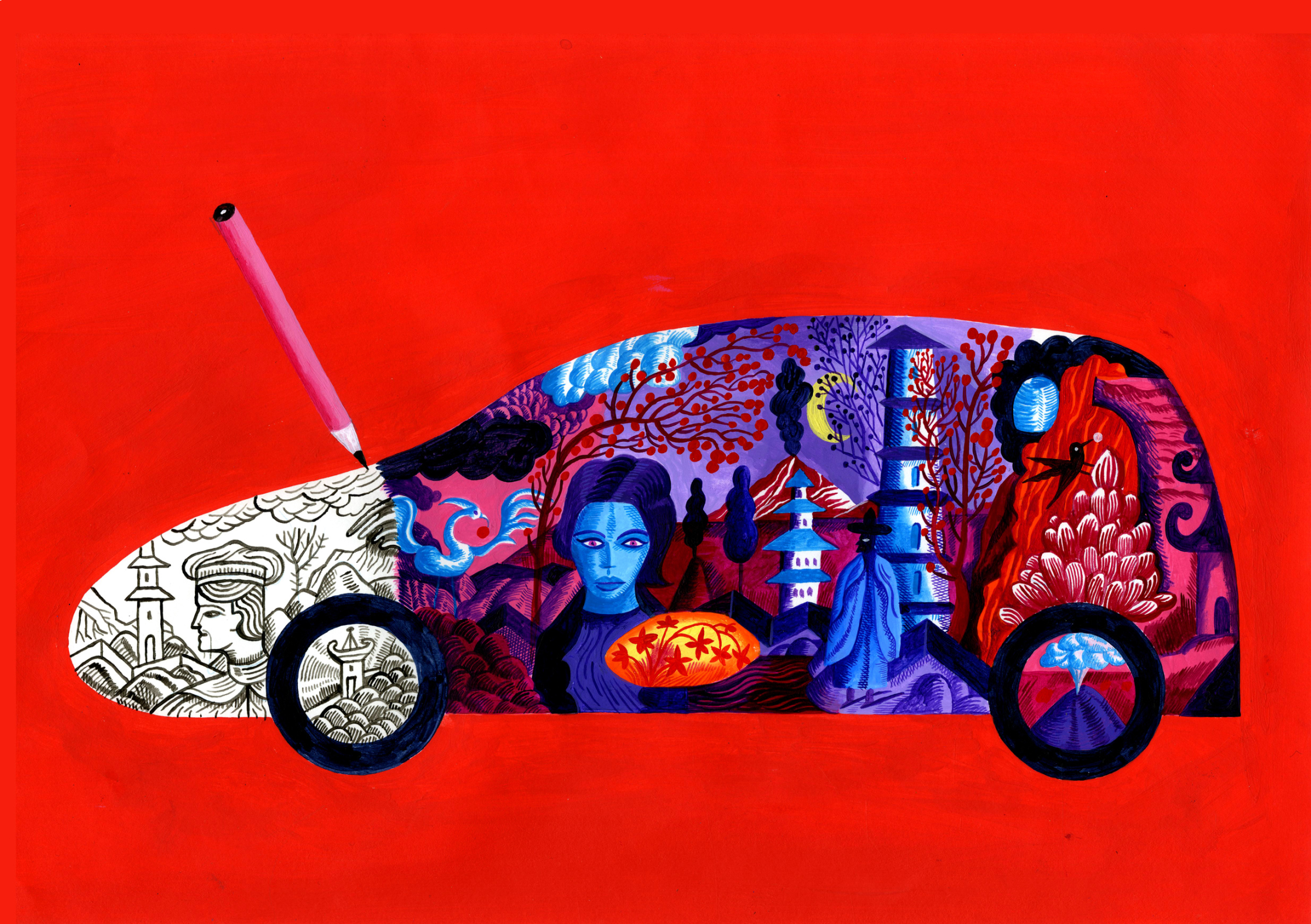 Custom Japanese Car Design