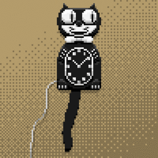 Cat Clock