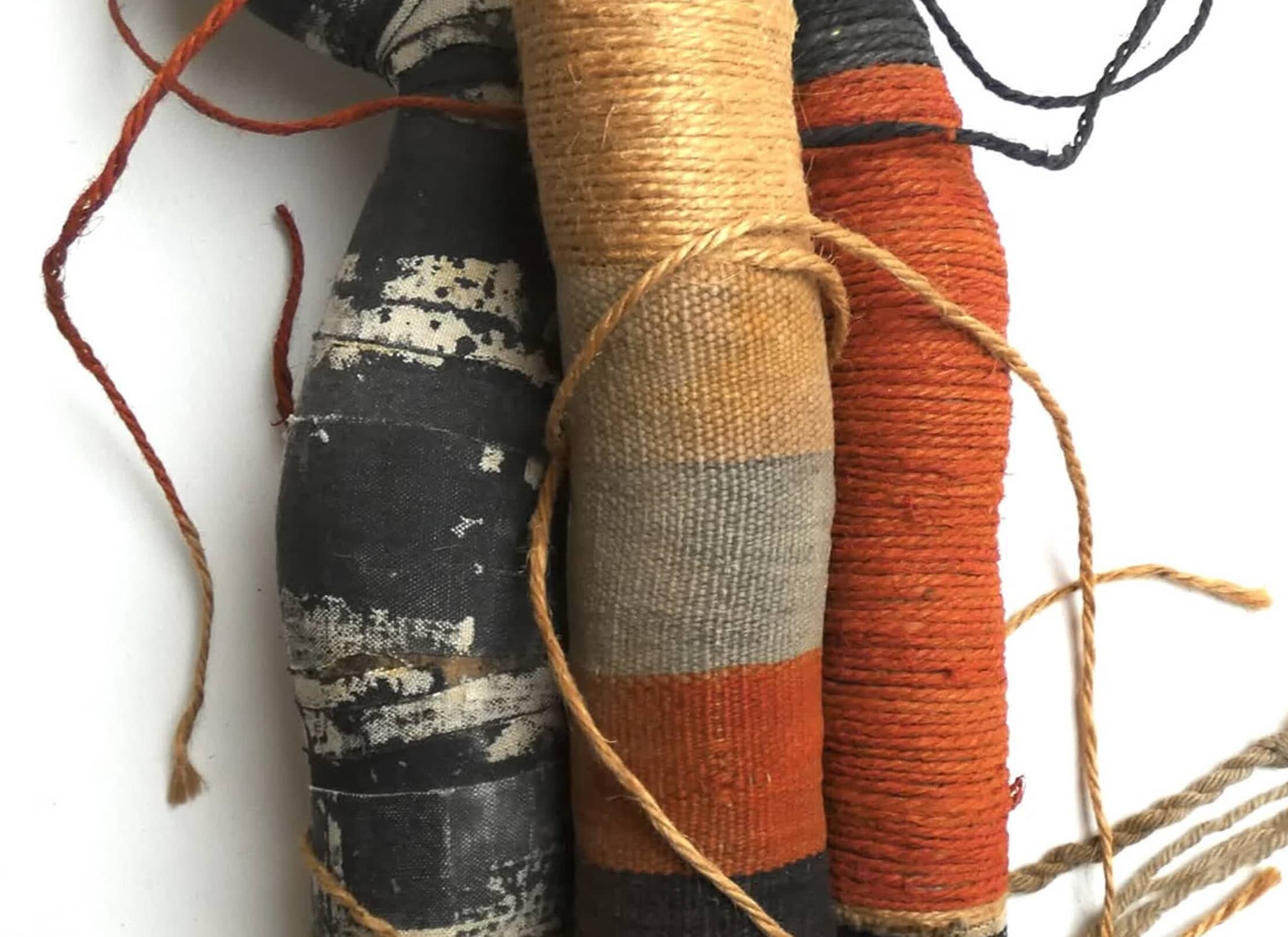 les choses mêmes project ( 2011 )- wrapped pine roots - that project now meshing nicely with m.jpg