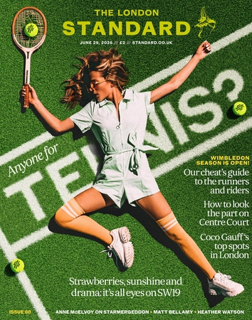 Tennis cover / The London Standard Magazine
