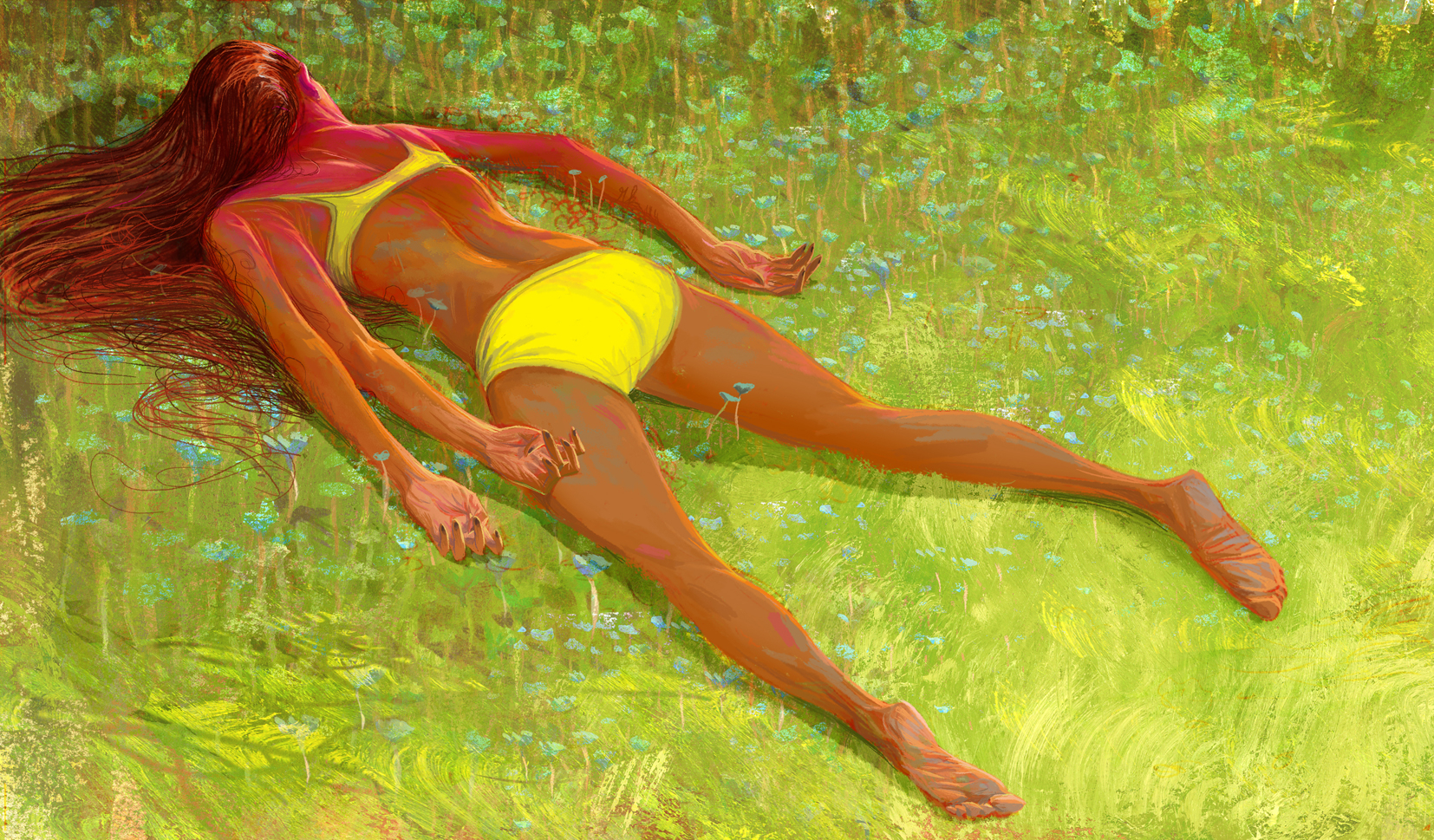 Sunbathing
