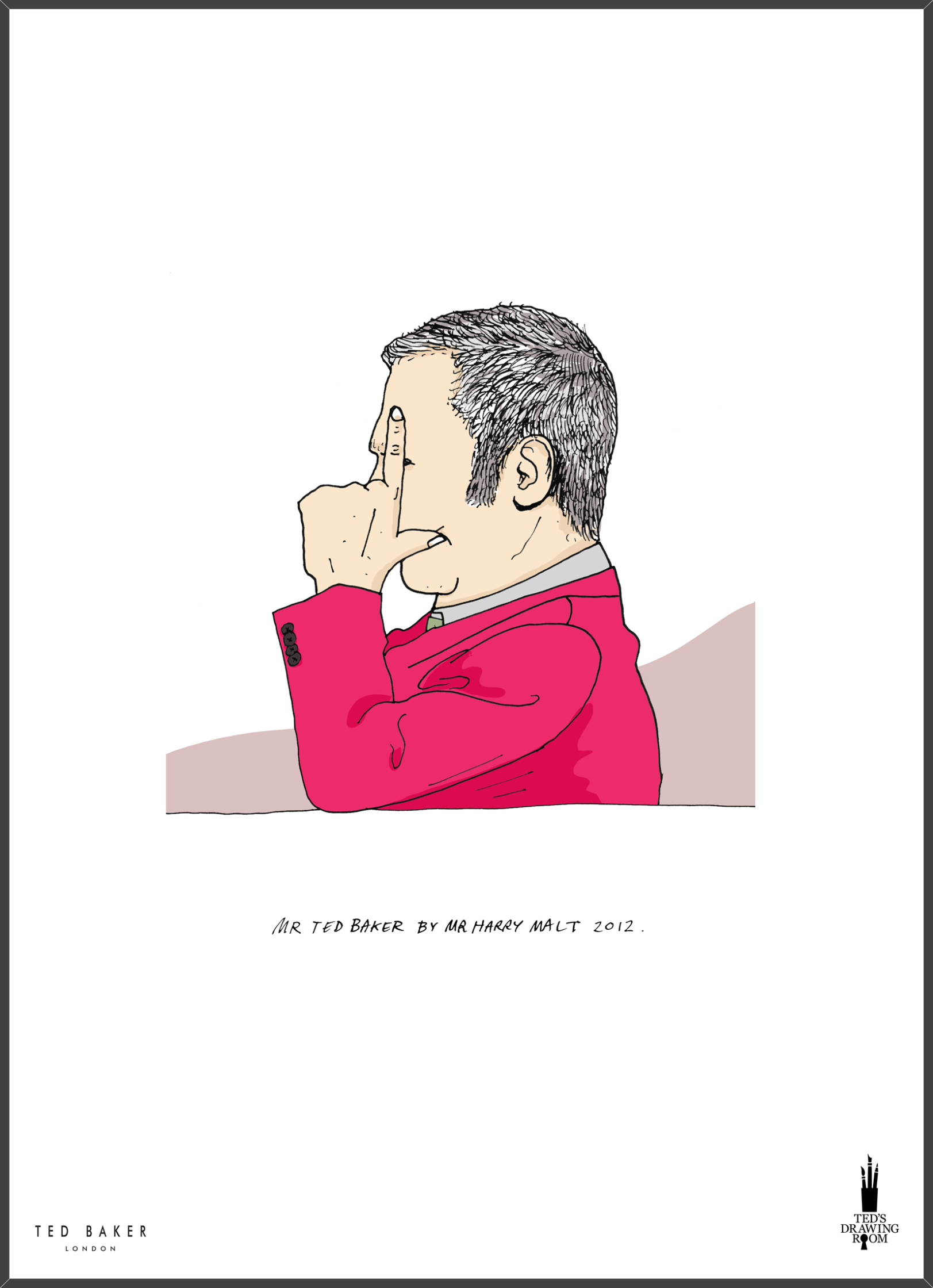 Ted Baker Portrait - Ted's Drawing Room
