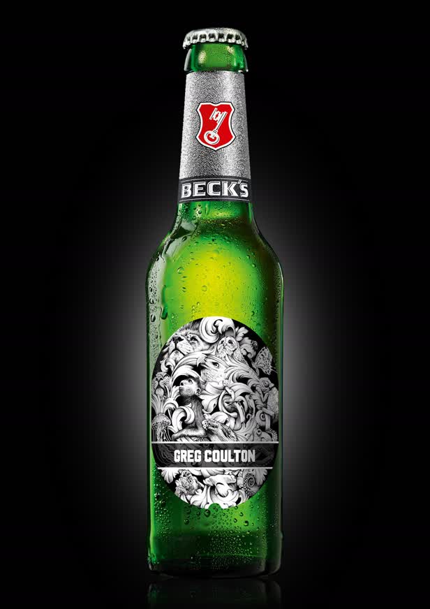 Be Kreativ Beck's Beer packaging 2 / Mcann Blue