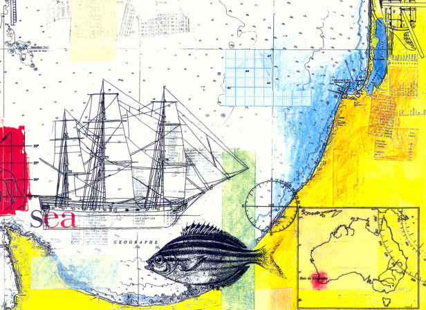 Australia Coast Map / Morning Herald