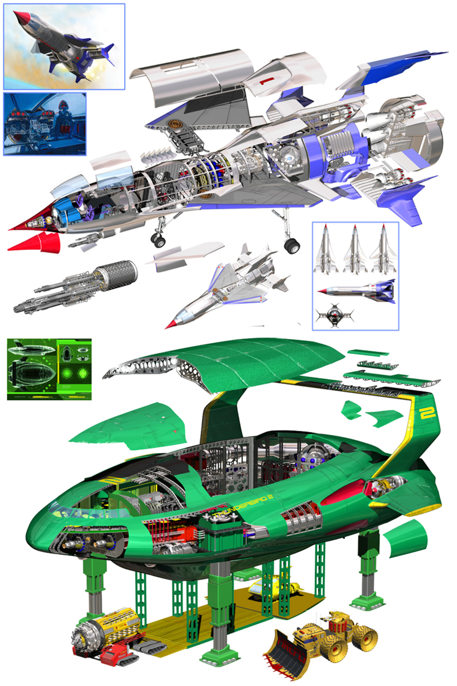 Thunderbirds 1 &amp; 2