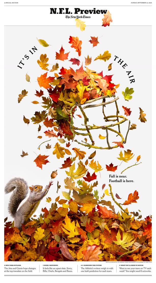 N.F.L. Preview cover / The New York Times