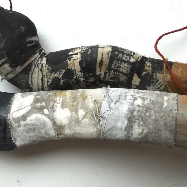 Les choses mêmes project - wrapped pine roots 2 / Personal work