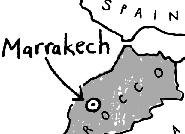 Marrakech Morocco Map Location