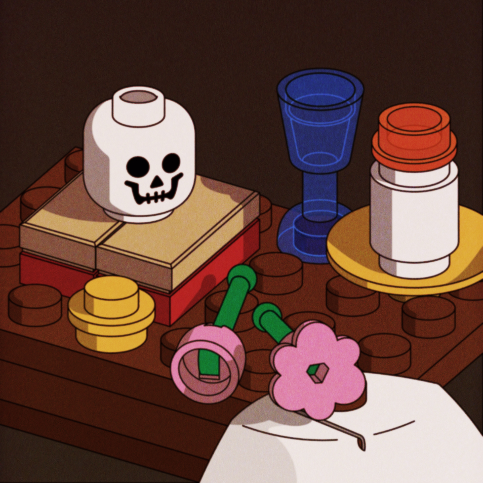 Still Bricks with Skull 3626d1.jpg