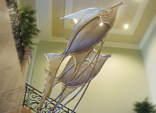 Equilibrium Angelfish Sculpture Ritz Carlton Grand Caymen