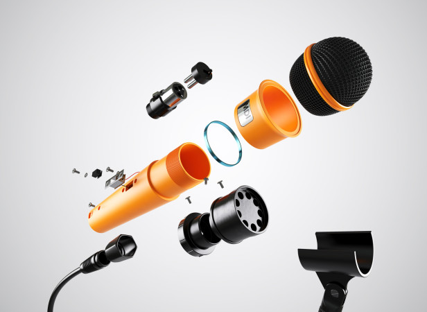 Exploded Mic
