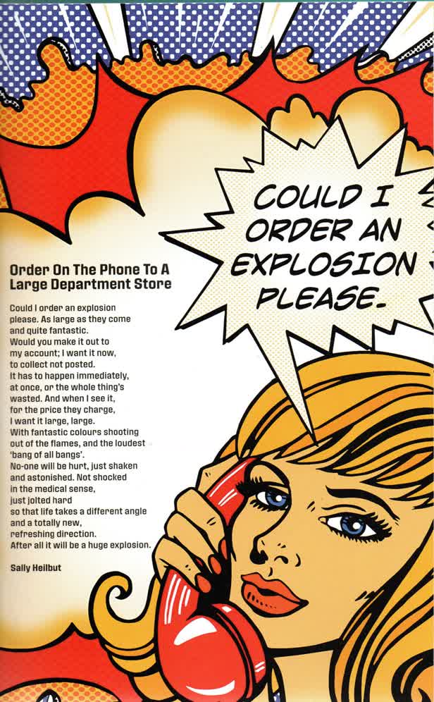 Poetry book / Lush cosmetics