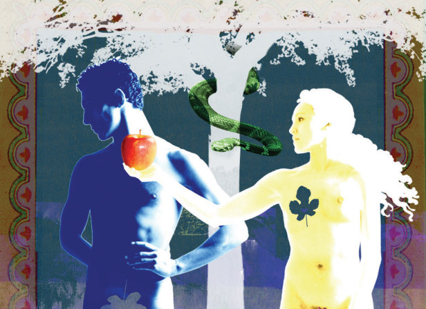 Adam and Eve Temptation Paradise