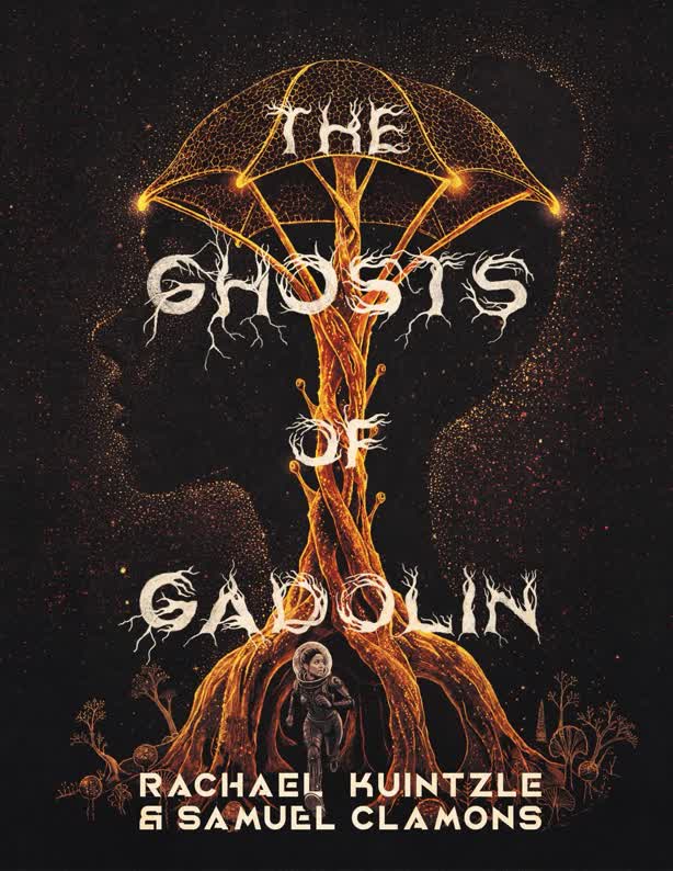The Ghosts of Gadolin book cover / Authors Rachel Kuintzle & Samuel Clamons