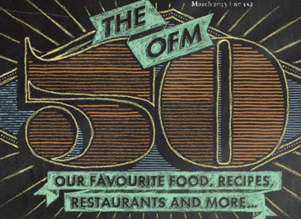 Obsever Food Monthly Chalk Board