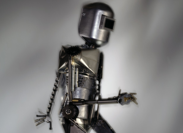 Metal Man Buck and Hickman Ad Campaign Book Cover