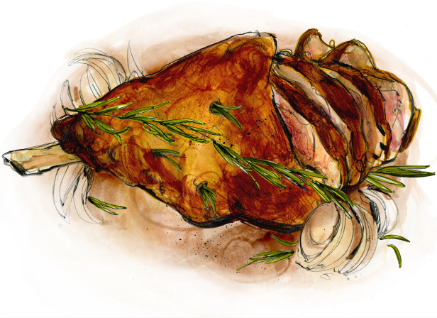 Roast Lamb Xanthe Clay Recipe The Telegraph