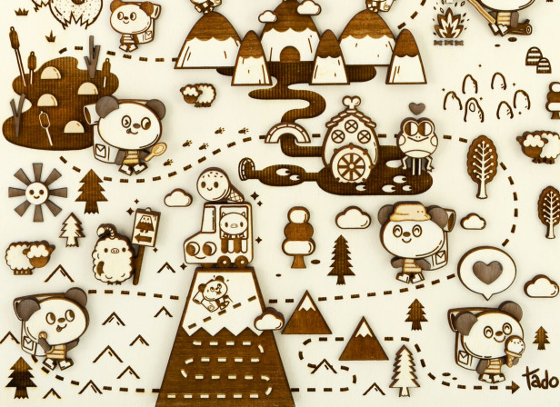 Yama Panda Wooden Comic The Noble Quest 1