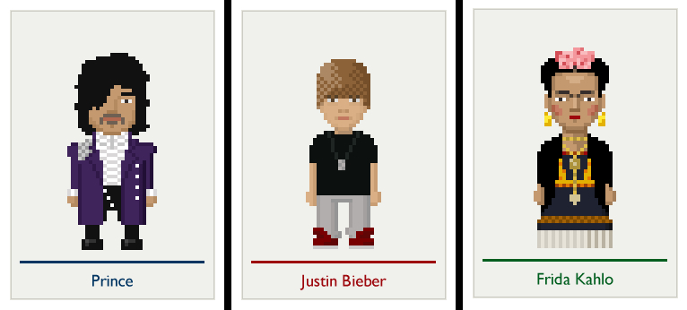 Prince, Justin Bieber &amp; Frieda Kahlo