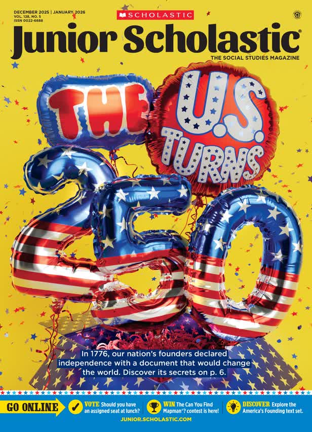 US 250th Anniversary / Junior Scholastic Magazine