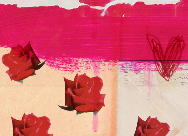Valentines Roses and Hearts
