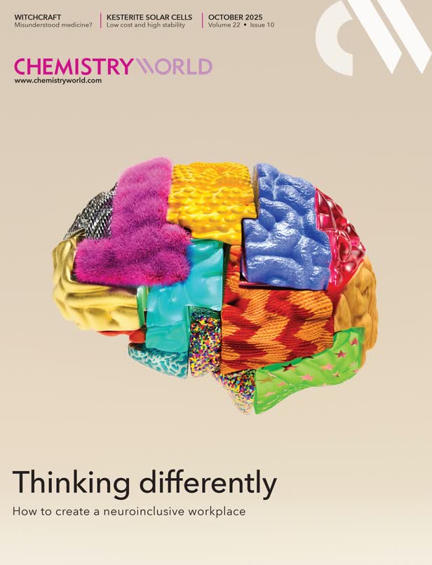 Neurodiversity cover / Chemistry World Magazine