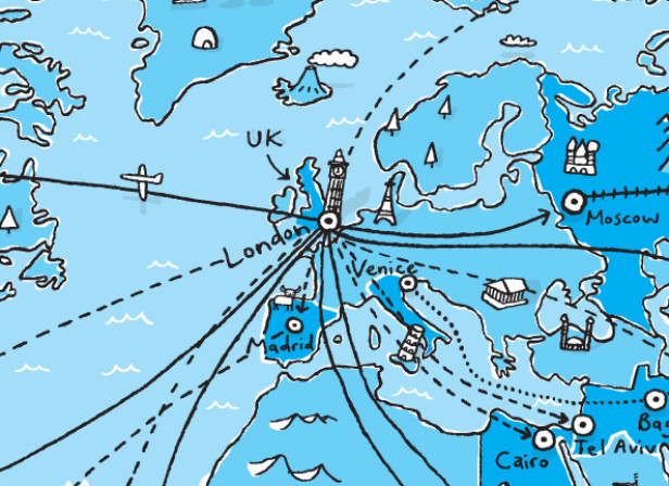 The World Of Karl Pilkington World Map