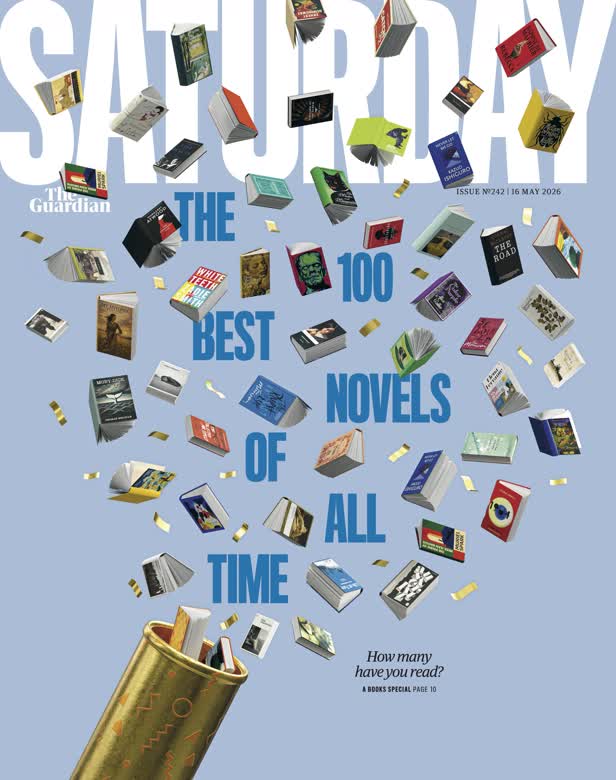 100 Best Novels spread / The Guardian Saturday Magazine