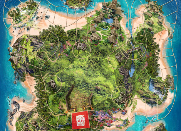 Volcano Island Gameboard