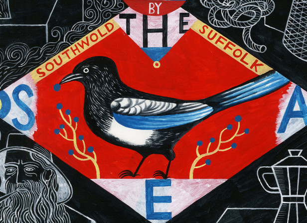 2 Magpies by The Sea