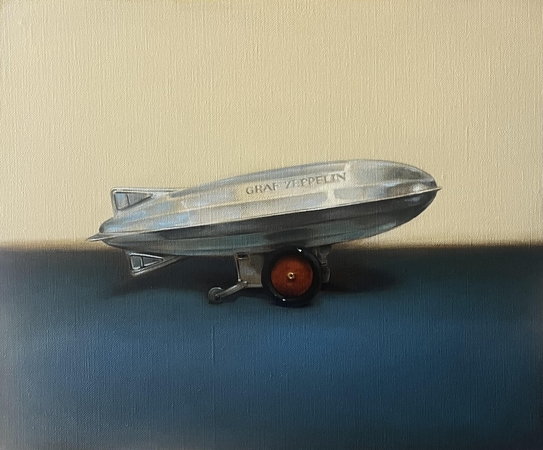 Zeppelin vintage tin toy / Personal work