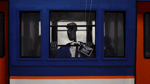 Asleep on a Train
