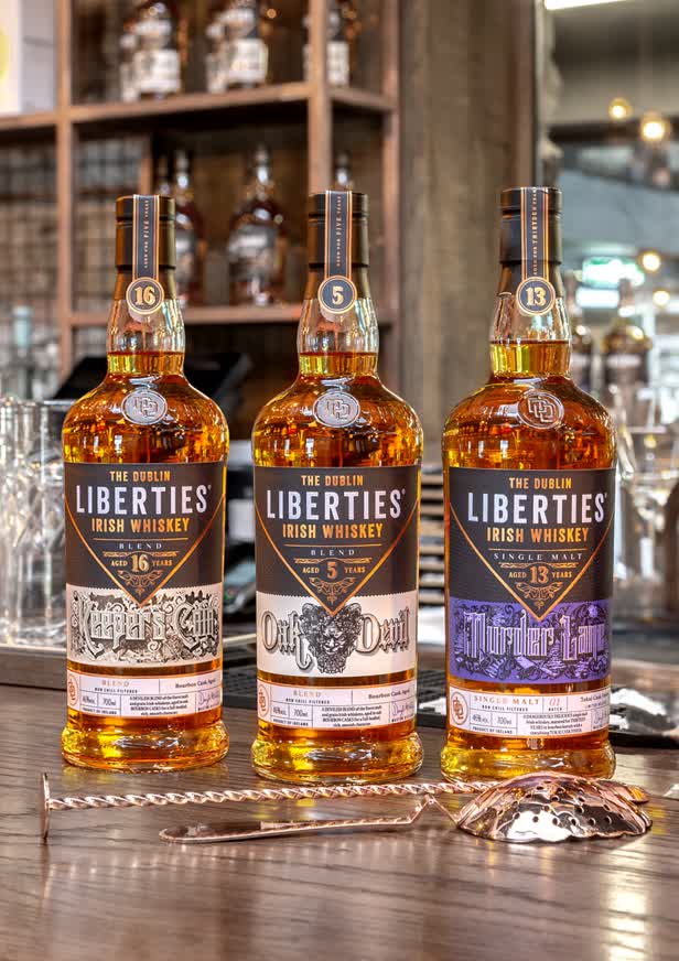 Irish whiskey packaging / Dublin Liberties