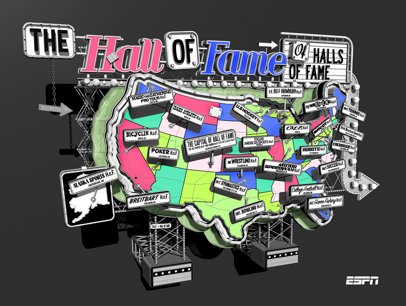 The Hall Of Fame Of Halls Of Fame / ESPN