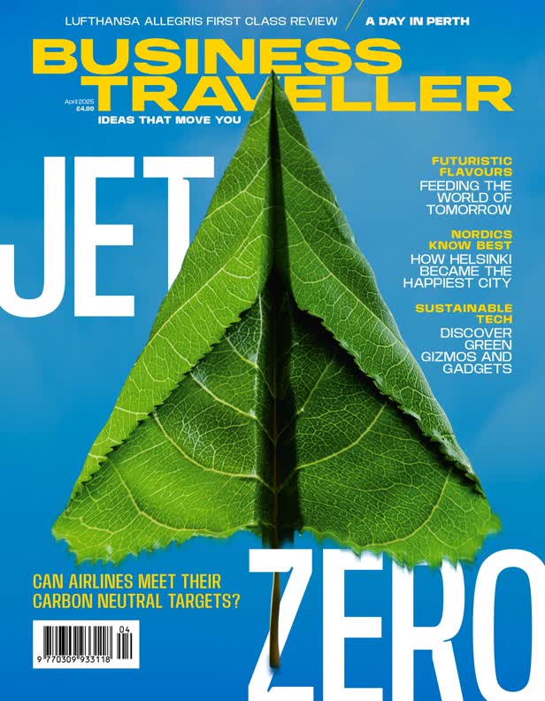 Jet Zero net aviations emissions 2050 cover / Business Traveller Magazine