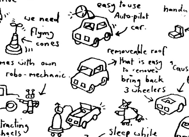 Brainstorm Hand Drawn London Buses