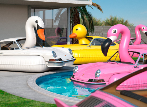 flock of porsche flamingos.jpg