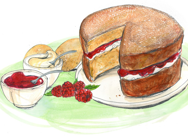 Victoria Sponge Raspberry Jam Xanthe Clay Recipe The Telegraph