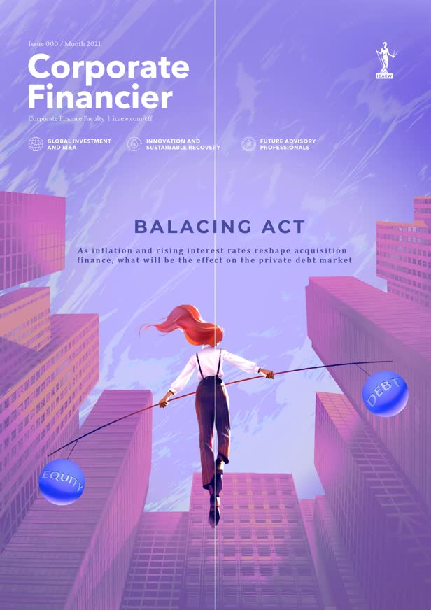 Cover / Corporate Financier Magazine